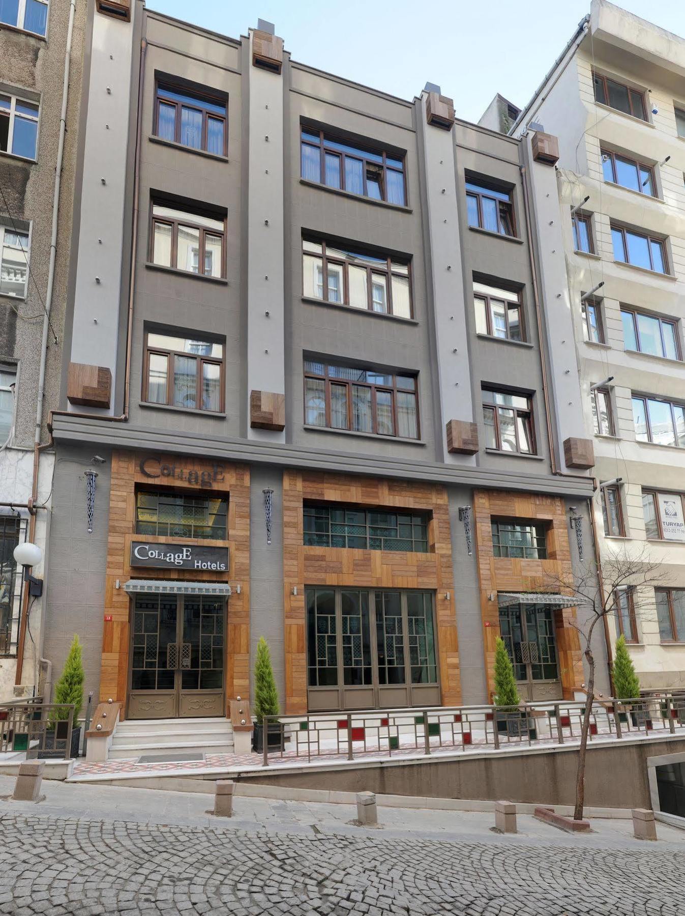 Collage Pera Hotel Istanbul Eksteriør billede